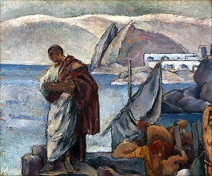 «Овидий в ссылке». Ион Теодореску-Сион, 1915 г.