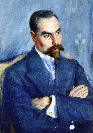 Валерий Брюсов. Портрет работы С. В. Малютина. 1913