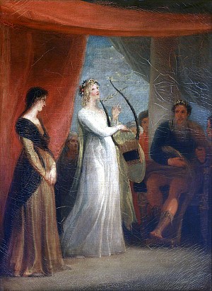 Марина поёт перед Периклом, Томас Стотард, 1825 г.