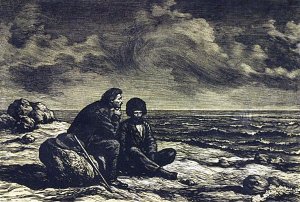Песня о соколе. М.&nbsp;Горький. Художник М.&nbsp;И.&nbsp;Поляков, 1944