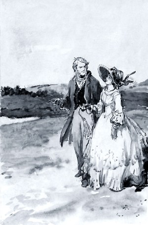Базаров и Одинцова. Художник Д. А. Дубинский