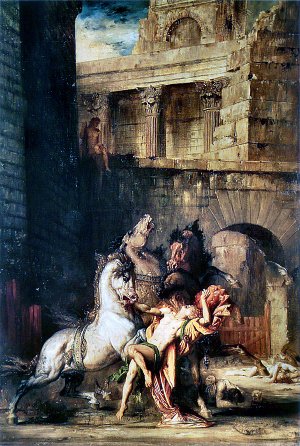 Кони Диомеда. Гюстав Моро, 1865
