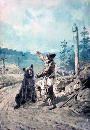 Стихотворение Я. П. Полонского «Мишенька» с иллюстрациями М. А. Зичи (1827-1906)