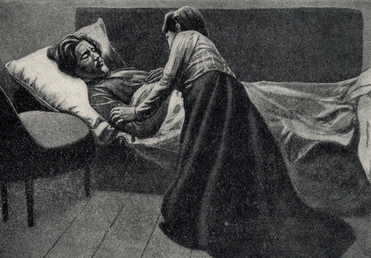 Попрыгунья. Рисунок И.&nbsp;А.&nbsp;Бодянского, 1904