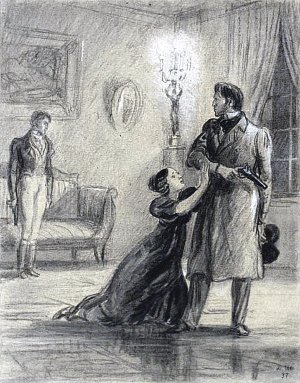 Повесть А. С. Пушкина «Выстрел» с иллюстрациями Д. А. Шмаринова, 1937 г.