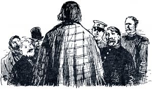 Иллюстрация М. Таранова к сказке Салтыкова-Щедрина «Приключение с Крамольниковым»