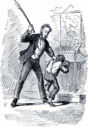 Результат правдивости Тома. Иллюстрация 1876 г. к 1-му изданию повести Марка Твена «Приключения Тома Сойера»
