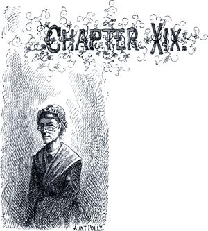 Приключения Тома Сойера. Глава XIX. Тётя Полли.