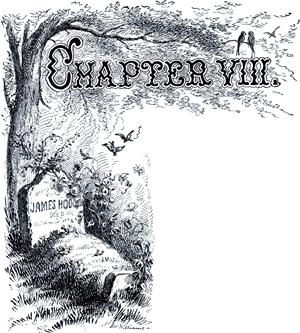 Приключения Тома Сойера. Глава VIII. Могила в лесу.