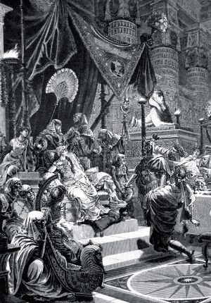 Иллюстрация Р. Ф. Штейна к повести А. С. Пушкина «Египетские ночи». 1892 г.