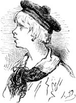 Молодой матрос. Иллюстрация к роману Жюля Верна «Путешествие и приключения капитана Гаттераса». Художник Эдуар Риу, 1867 г.