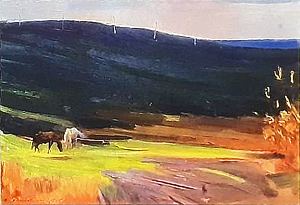 «Русь. Родина поэта». Художник С. Ф. Якушевский, 1965 г.