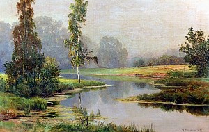 Туманное утро. Иван Иванович Шишкин, 1897