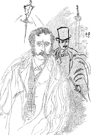 Собственник. Часть третья. IV. Блуждания в аду. Иллюстрация к произведению Джона Голсуорси «Сага о Форсайтах». Художник Энтони Гросс, 1950