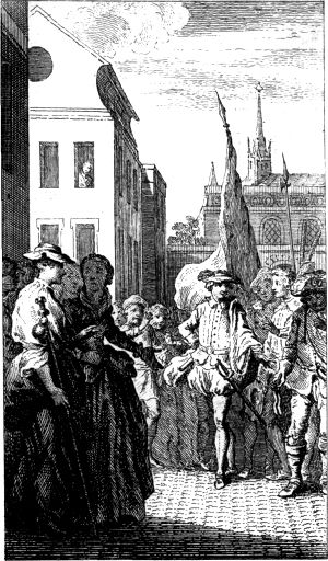 Иллюстрация к комедии У. Шекспира «Конец — делу венец». Издание 1756 г.