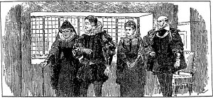 Бертрам. И я, матушка, покидая вас, заново оплакиваю отца. Иллюстрация к комедии Уильяма Шекспира «Конец — делу венец». Художник Гордон Браун, 1922 г.