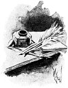 Концовка к повести Н. В. Гоголя «Шинель». Художник Игорь Храбров, 1903 г.