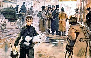 Сразу же нашлось и мне дело. Иллюстрация к повести Аркадия Гайдара «Школа». Художник В. Шевченко, 1972