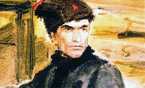 — Вот, Борис, — сказал Шебалов, — ты уже раз соврал мне, и если я поверю тебе еще один раз, если я не отдам тебя под суд вместе с Федором, то только потому, что молод ты еще. Но смотри, парень, чтобы поменьше у тебя было эдаких ошибок!.. Иллюстрация к повести Аркадия Гайдара «Школа». Художник В. Шевченко, 1972