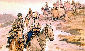 — Шебалов-то!.. Утерли мы ему нос. То-то удивится! Иллюстрация к повести Аркадия Гайдара «Школа». Художник В. Шевченко, 1972
