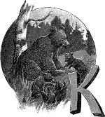 К[ак весенней теплою порою...]. Иллюстрация к «Сказке о медведихе» А. С. Пушкина. Избранные сочинения А. С. Пушкина : Для детей мл. возраста. — Санкт-Петербург : журн. «Игрушечка», 1899.