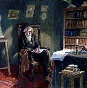 Иллюстрация А. В. Ванециана к «Скучной истории» Чехова