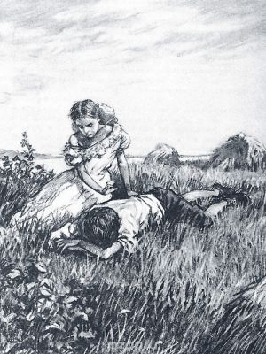 «Слепой музыкант». Иллюстрация А. Константиновского