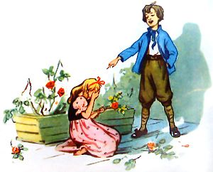 Герда и Кай. Иллюстрация Л. Ивановой, Г. Захарчука к сказке Андерсена «Снежная королева»