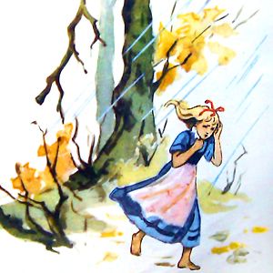 Герда. Иллюстрация Л. Ивановой, Г. Захарчука к сказке Андерсена «Снежная королева»