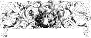 Собор Парижской Богоматери. Книга первая. II. Пьер Гренгуар. Заставка к главе романа Виктора Гюго. Издание 1844 г.
