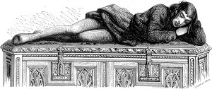Собор Парижской Богоматери. Книга вторая. VII. Свадебная ночь. Заставка к главе романа Виктора Гюго. Издание 1844 г.