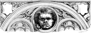 Собор Парижской Богоматери. Книга восьмая. V. Мать. Заставка к главе романа Виктора Гюго. Издание 1844 г.
