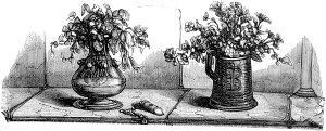 Собор Парижской Богоматери. Книга девятая. IV. Песчаник и кристалл. Заставка к главе романа Виктора Гюго. Издание 1844 г.