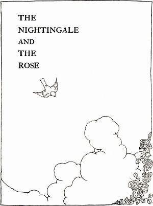 The Nightingale and the Rose. Иллюстрация к сказке Оскара Уайльда «Соловей и роза» (1888). Художник Чарльз Робинсон (1913)