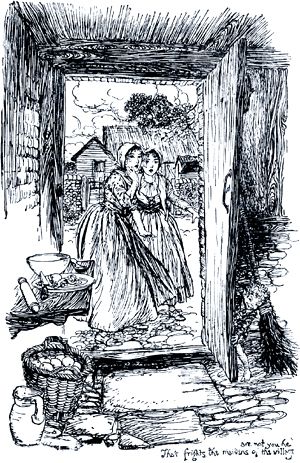 Не ты по деревням девиц пугаешь? Иллюстрация Артура Рэкема (1908) к комедии Уильяма Шекспира «Сон в летнюю ночь» (1595/96)