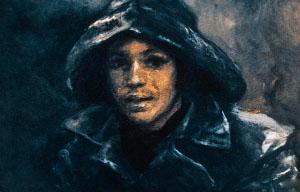 Матросик. Иллюстрация к рассказу К. М. Станюковича «Матросик». Ю. Ракутин, 1956 г.