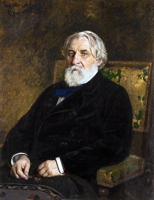 Иван Сергеевич Тургенев. Портрет работы И. Е. Репина, 1874