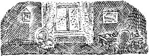 Заставка к стихотворению в прозе И. С. Тургенева «Дрозд». Художник Д. И. Митрохин, 1931 г.