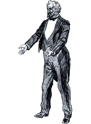 Lоктор Лэньон. Иллюстрация Чарльза Реймонда Маколея (1904) к роману Роберта Льюиса Стивенсона «Странная история доктора Джекила и мистера Хайда» (1885)