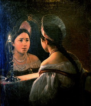 Гадающая Светлана. Карл Брюллов. 1836