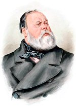 Самсон Силыч Большов. Иллюстрация к пьесе А. Н. Островского «Свои люди — сочтемся». Художник Боклевский Петр Михайлович, 1870-1880-е гг.