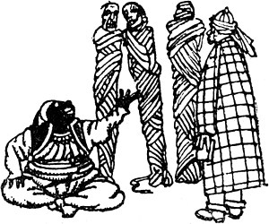 Египет. Иллюстрация к произведению Н. А. Тэффи «Древняя история». Художник А. Яковлев, 1910 г.