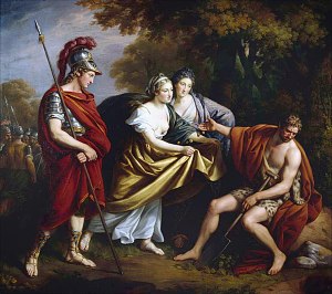 «Тимон Афинский». Художник Натанаэль Дэнс-Холланд, ок. 1767 г.