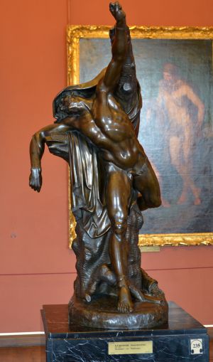Поликрат Самосский. Скульптура М. И. Козловского. 1790 год.