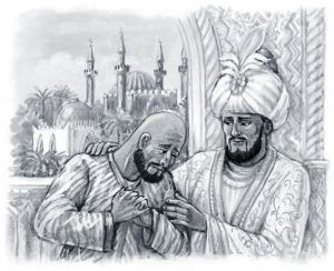 Иллюстрация к сказке Толстого «Визирь Абдул»