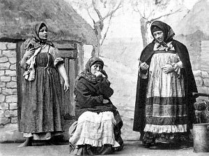 Марфа. Это чья же? Матрена. А из Зуева, Микиты мать я, из Зуева, родимая. Изныл, изныл сердечный, братец-то сам выходил; пошли мне, говорит, сестрицу... Д. II. Явл. XXII. «Власть тьмы». Гр. Л. Толстого. МХТ, 1902 г.