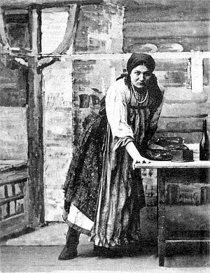 Анисья. Д. I. «Власть тьмы». Гр. Л. Толстого. МХТ, 1902 г.
