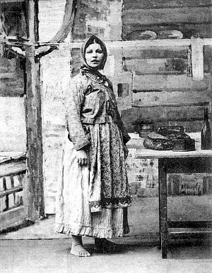 Акулина. Д. I. «Власть тьмы». Гр. Л. Толстого. МХТ, 1902 г.