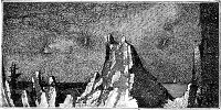 Концовка к XXIV главе первой части романа Виктора Гюго «Труженики моря». Художник Виктор Гюго. Издание 1882 г.