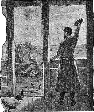 Заставка к рассказу И. С. Тургенева «Стучит!». Издание И. Глазунова, С.-Петербург, 1914.